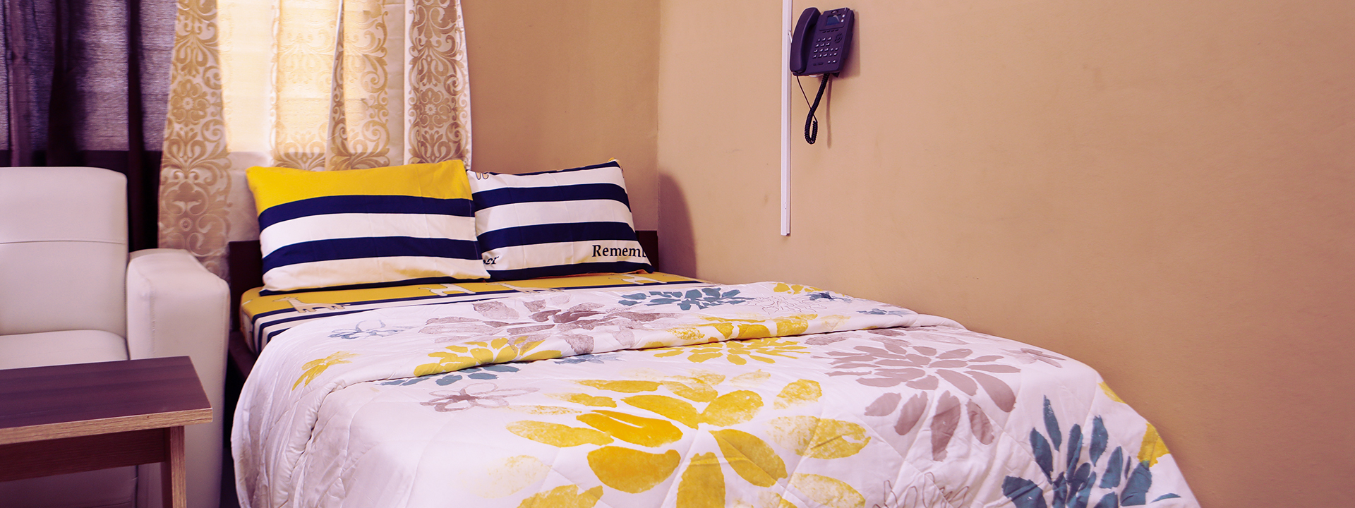 Our rooms are conducive and cozy for your relaxation